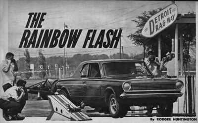 Detroit Dragway - Jay Howell Driving Dick Branstners Dart - Source Rg (newer photo)